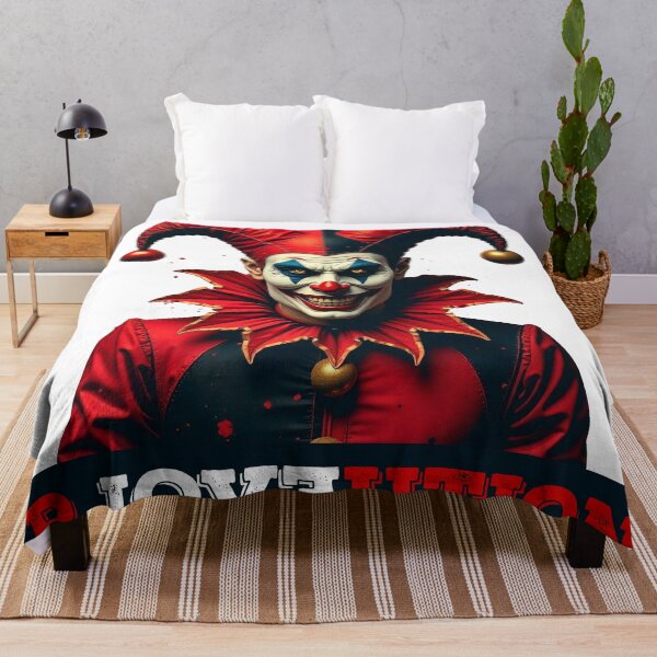Item preview, Revolutionary Jester – Bold Red & Black Rebellion Graphic designed and sold by 420Nomad.