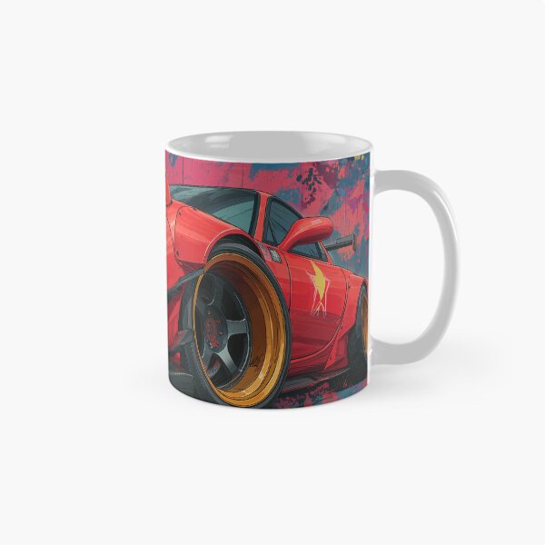 Item preview, Graffiti sports car three-quarter view designed and sold by PixelPack Design.