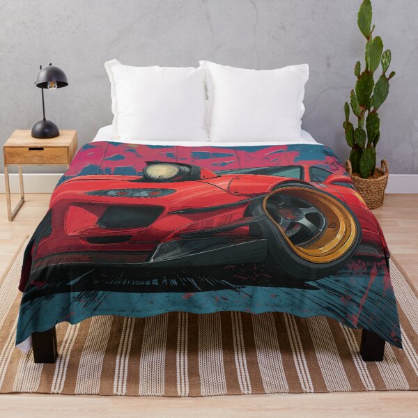 Item preview, Graffiti sports car three-quarter view designed and sold by PixelPack Design.
