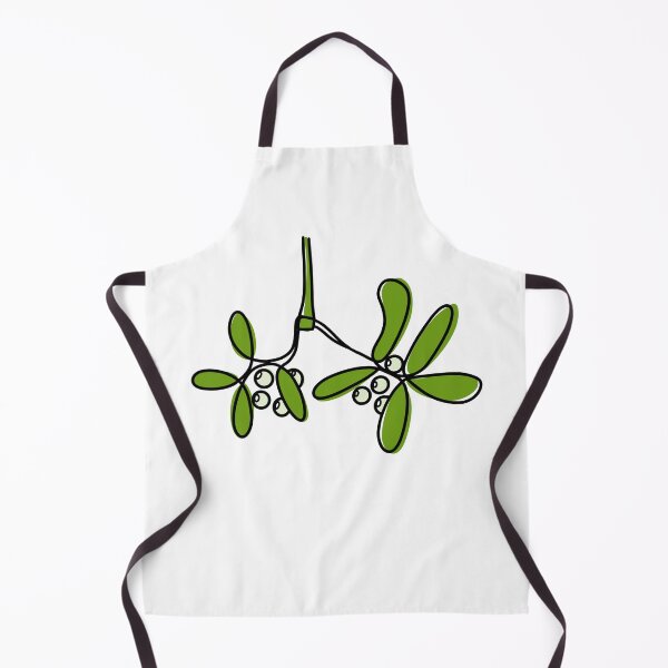 Item preview, Minimal Botanical Miseltoe Line Drawing Art, Christmas kisses designed and sold by OhNoNotAgain42.