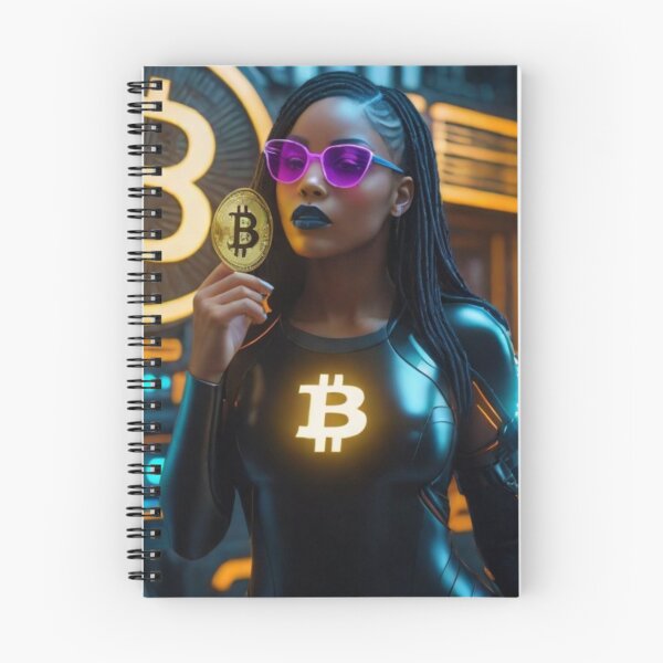 Item preview, Futuristic Bitcoin Warrior designed and sold by Pulse Of Africa.