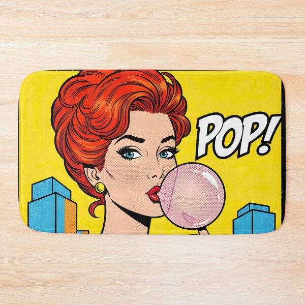 Item preview, A POP ART COMIC STYLE PIN-UP designed and sold by infinitearte.