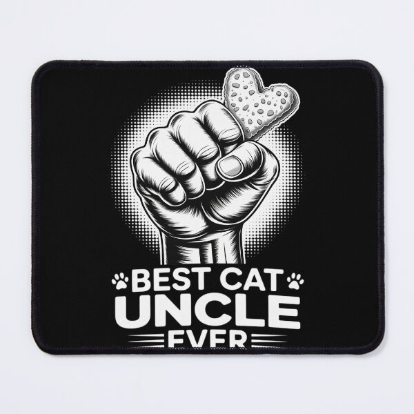 Item preview, Best Cat Uncle Ever Uncle & Kitten Paw Fist Bump Cool Art  designed and sold by KonstanKoraner.