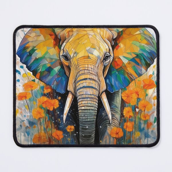 Item preview, Poppy Pachyderm designed and sold by WrightDesignsUS.