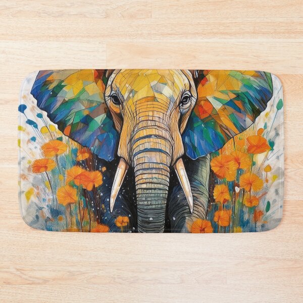 Item preview, Poppy Pachyderm designed and sold by WrightDesignsUS.