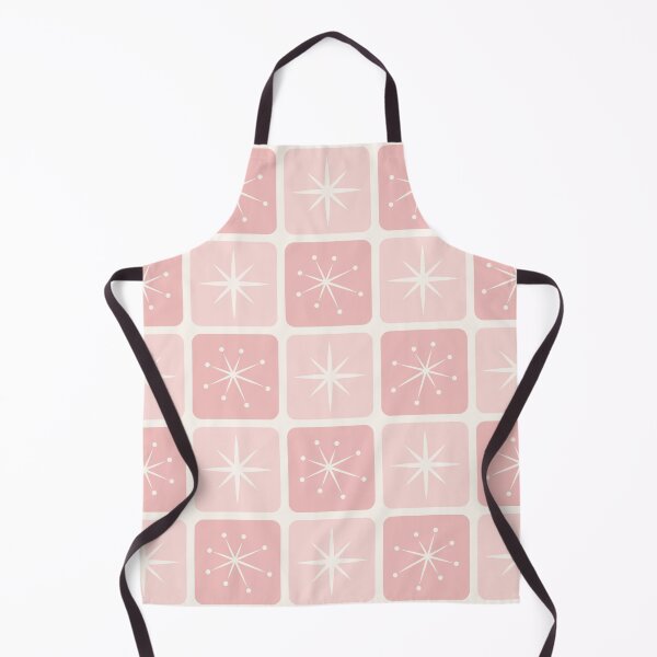 Item preview, Mid Century Atomic Stars Checks Blush Pink designed and sold by Pinkdeer Designs.