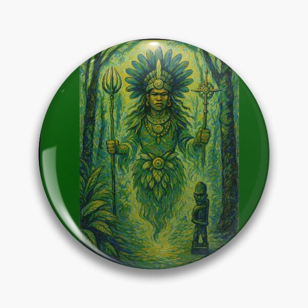 Item preview, Oxossi The brazilian African god of the hunt, forests, animals, and wealth #4 designed and sold by Helios Be. Lavsh.