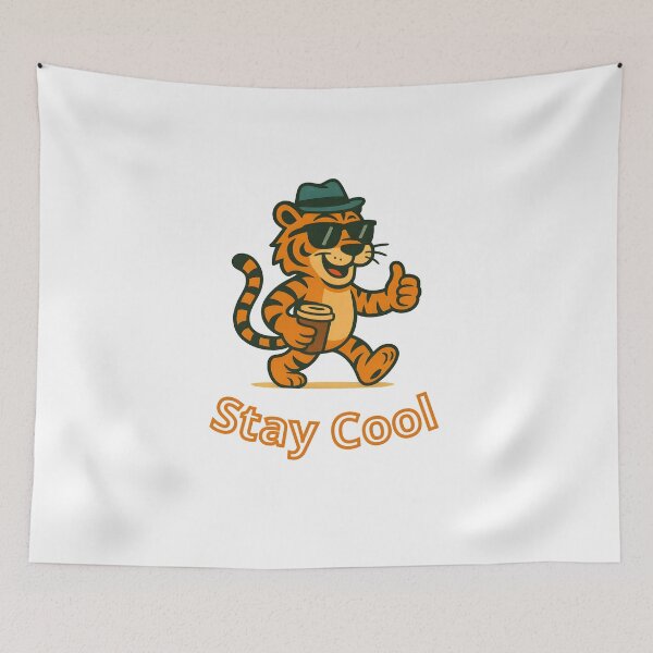 Item preview, Stay Cool Tiger designed and sold by UmniTok.