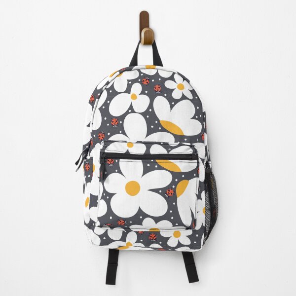 Item preview, Ladybugs and Daisies Flowers Pattern designed and sold by Letitgo.guru Swag.