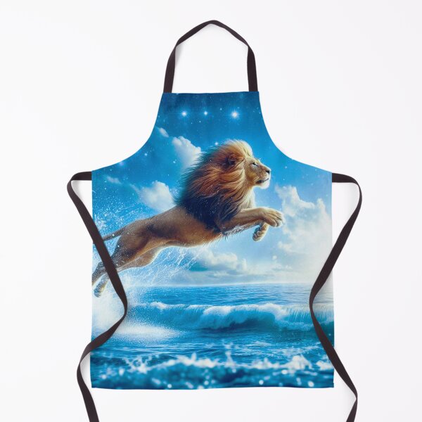 Item preview, Lion jumping in the sea designed and sold by Dogandesighn.