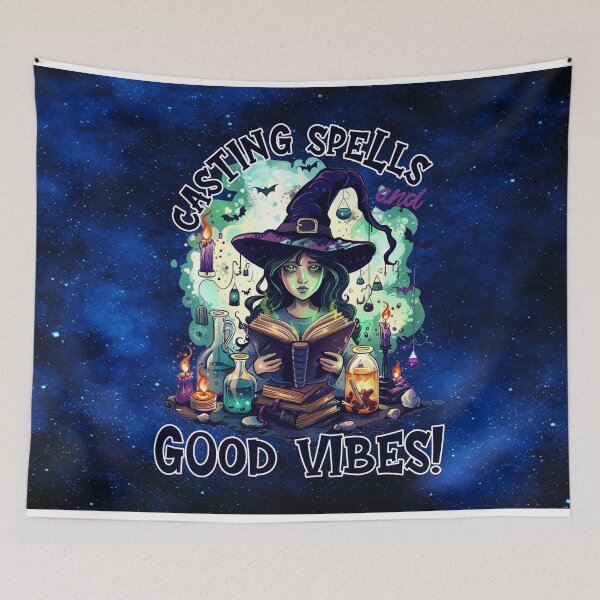 Item preview, Young Enchantress – Casting Spells and Good Vibes designed and sold by MysticOzzy.