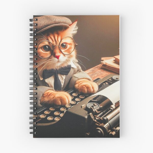 Item preview, Cute Author Cat designed and sold by Dogandesighn.