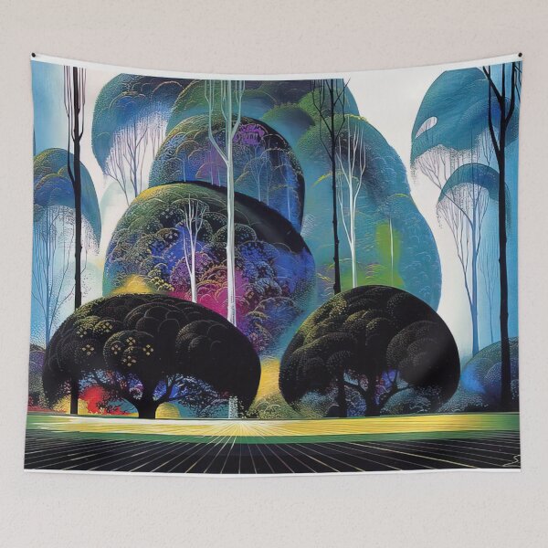 Item preview, Eyvind Earle - Green Forest designed and sold by meldefiart.