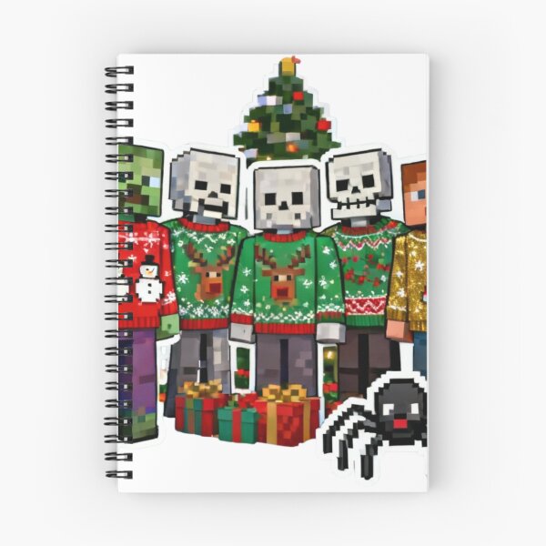 Item preview, Christmas Block Mobs Ugly Sweater Party Gamer Pixel Art designed and sold by Pandora´s Box.
