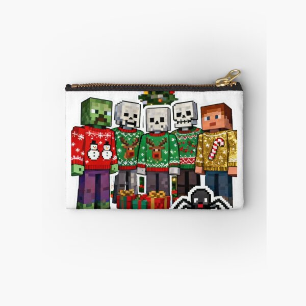 Item preview, Christmas Block Mobs Ugly Sweater Party Gamer Pixel Art designed and sold by Pandora´s Box.
