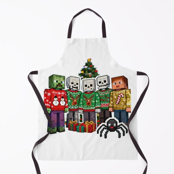 Item preview, Christmas Block Mobs Ugly Sweater Party Gamer Pixel Art designed and sold by Pandora´s Box.