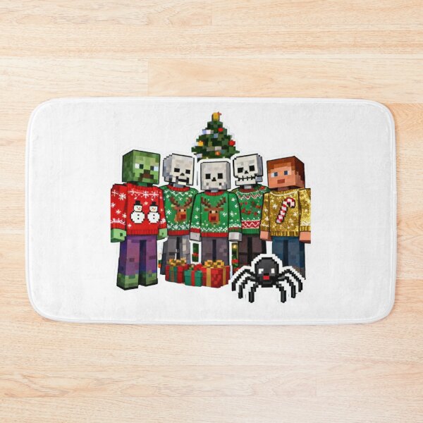 Item preview, Christmas Block Mobs Ugly Sweater Party Gamer Pixel Art designed and sold by Pandora´s Box.