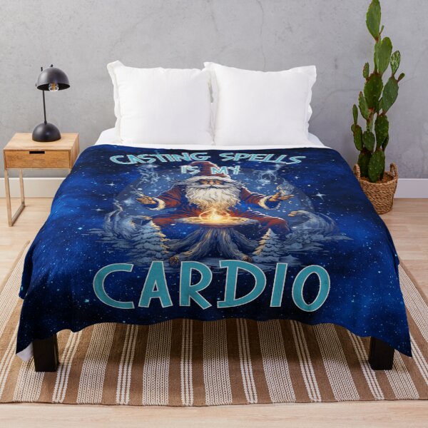 Item preview, Casting Spells Is My Cardio – Funny Wizard Design designed and sold by MysticOzzy.