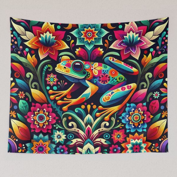 Item preview, Frog in the flowers designed and sold by KirstenStar.