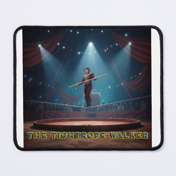 Item preview, The Tightrope Walker: Circus Elegance in Midair designed and sold by ForeverPrintsOK.