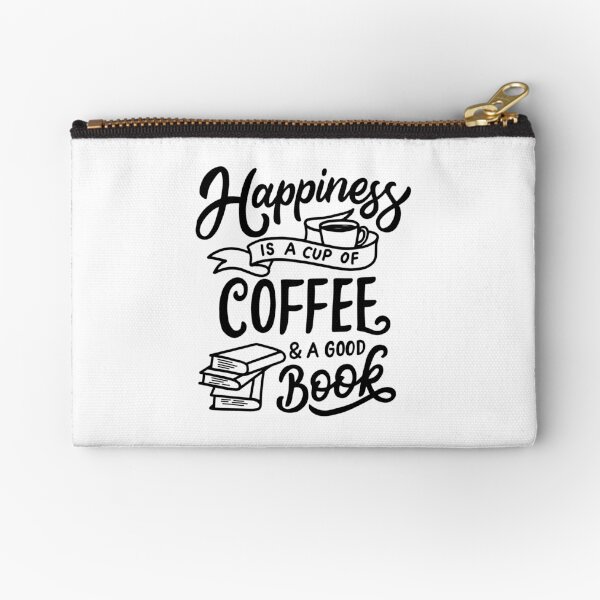 Coffee and a good book Zipper Pouch