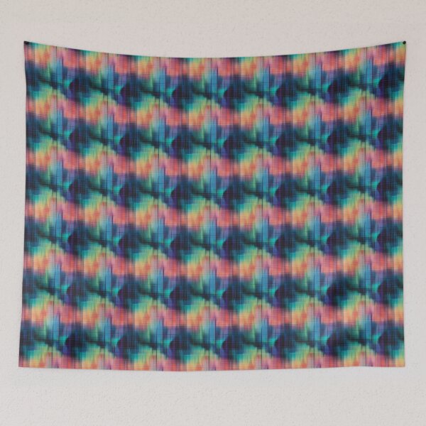 Item preview, Resonating Aurora Borealis Grid designed and sold by MidArtForge.