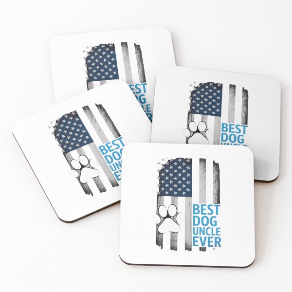 Item preview, Best Dog Uncle Ever American USA Flag Dog Lover Owner 2  designed and sold by KonstanKoraner.