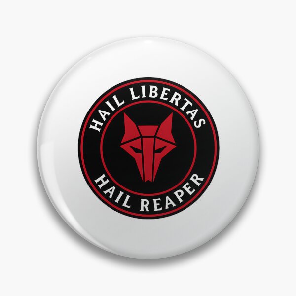 Item preview, Hail Libertas Hail Reaper Inspired   Red Rising Wolf Sigil Design designed and sold by yash-lucian.