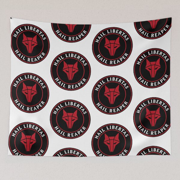 Item preview, Hail Libertas Hail Reaper Inspired   Red Rising Wolf Sigil Design designed and sold by yash-lucian.