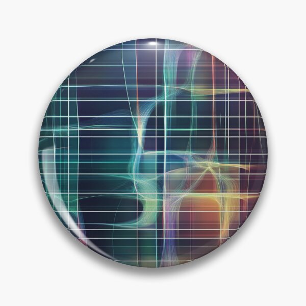 Item preview, Resonating Aurora Borealis Grid designed and sold by MidArtForge.