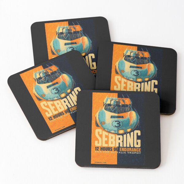 Item preview, Sebring 1966 12 hour Grand Prix vintage variation designed and sold by Helios Be. Lavsh.