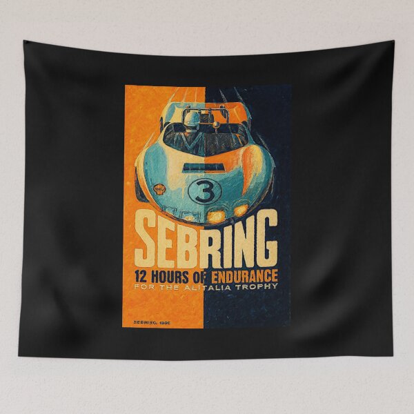 Item preview, Sebring 1966 12 hour Grand Prix vintage variation designed and sold by Helios Be. Lavsh.