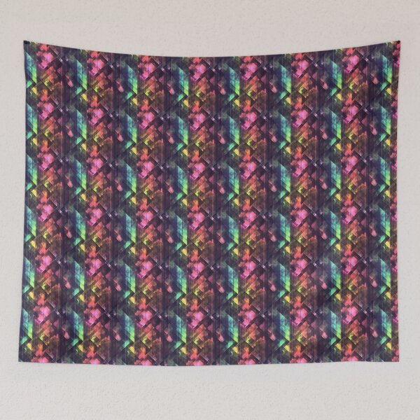Item preview, Resonating Aurora Borealis Grid designed and sold by MidArtForge.