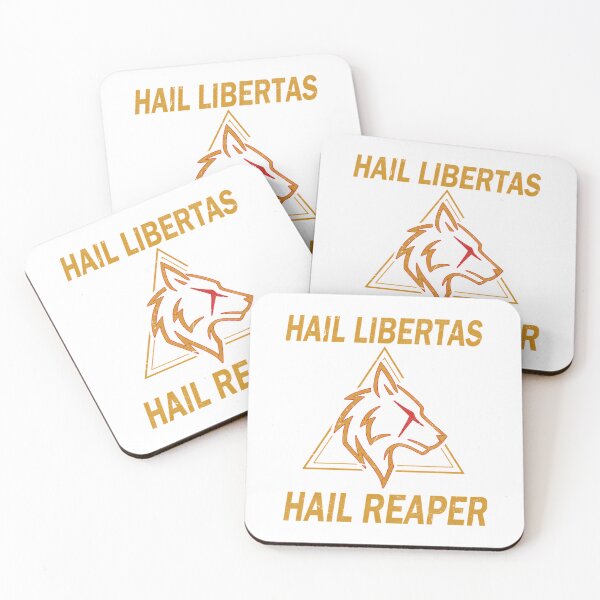 Item preview, Red Rising Hail Libertas Hail Reaper Vintage Howler designed and sold by yash-lucian.