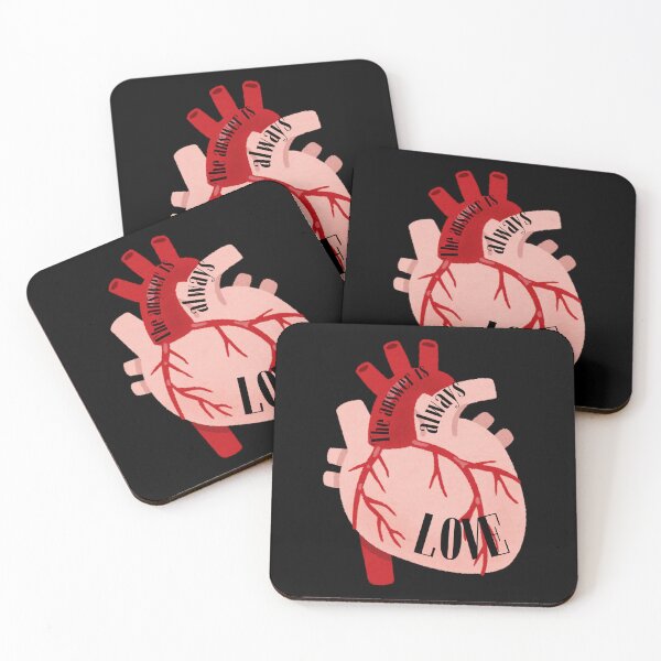 Item preview, The answer is always love Aesthetic Alternative Design designed and sold by OldSkullDesigns.