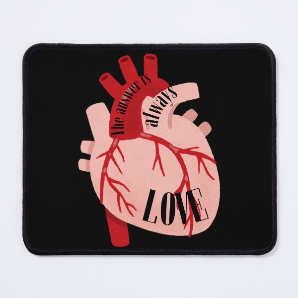 Item preview, The answer is always love Aesthetic Alternative Design designed and sold by OldSkullDesigns.
