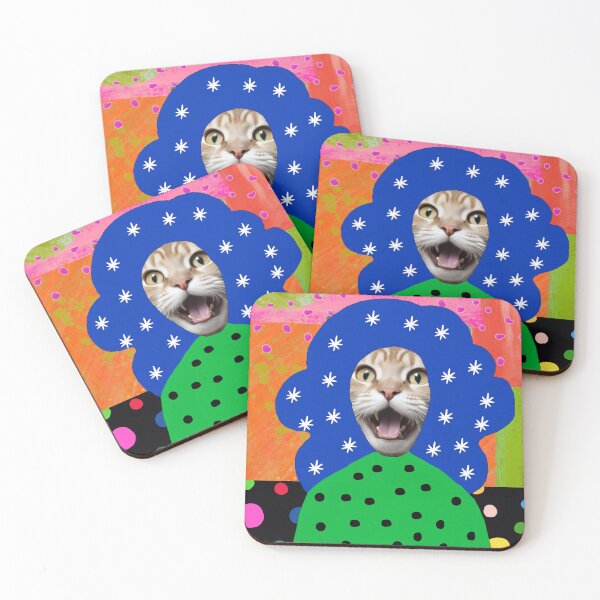 Item preview, Cute cat pop art designed and sold by GasconyPassion.
