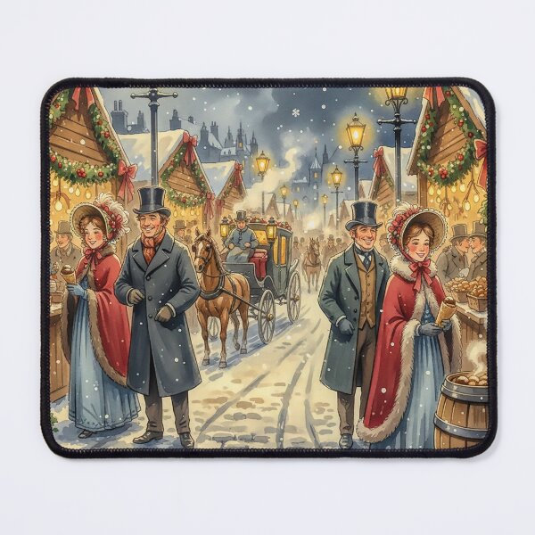 Item preview, Christmas Market Victorian Times 1800s England designed and sold by acceleratorhams.