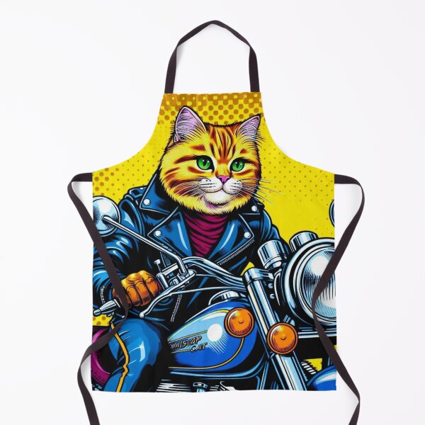 Item preview, Cute cat riding a motorcycle designed and sold by Dogandesighn.