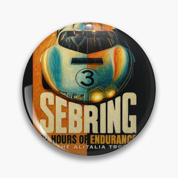 Item preview, Sebring 1966 12 hour Grand Prix vintage variation#1 designed and sold by Helios Be. Lavsh.