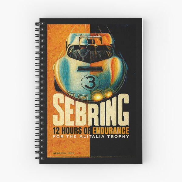 Item preview, Sebring 1966 12 hour Grand Prix vintage variation#1 designed and sold by Helios Be. Lavsh.