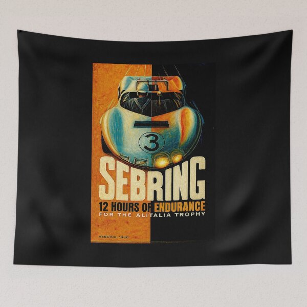 Item preview, Sebring 1966 12 hour Grand Prix vintage variation#1 designed and sold by Helios Be. Lavsh.