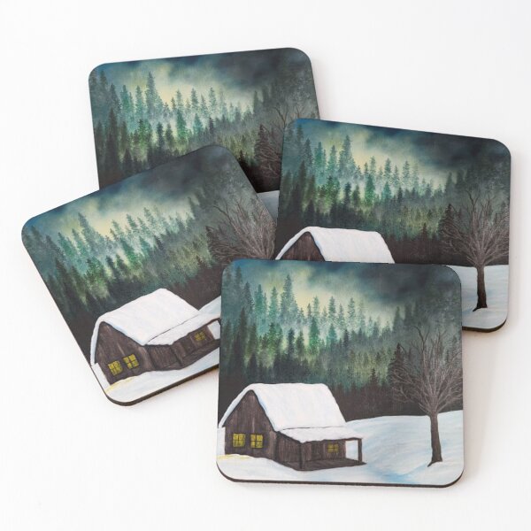 Item preview, Cabin in the Woods Print designed and sold by c beckstead art.