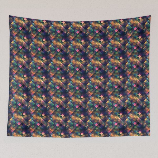 Item preview, Resonating Aurora Borealis Grid designed and sold by MidArtForge.