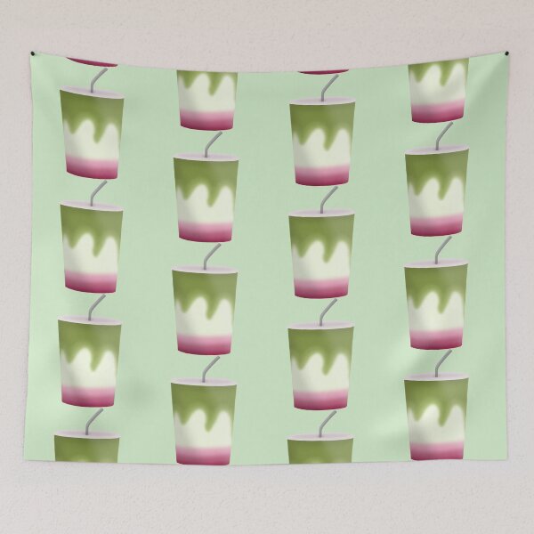 Item preview, strawberry matcha designed and sold by racheldesignsco.