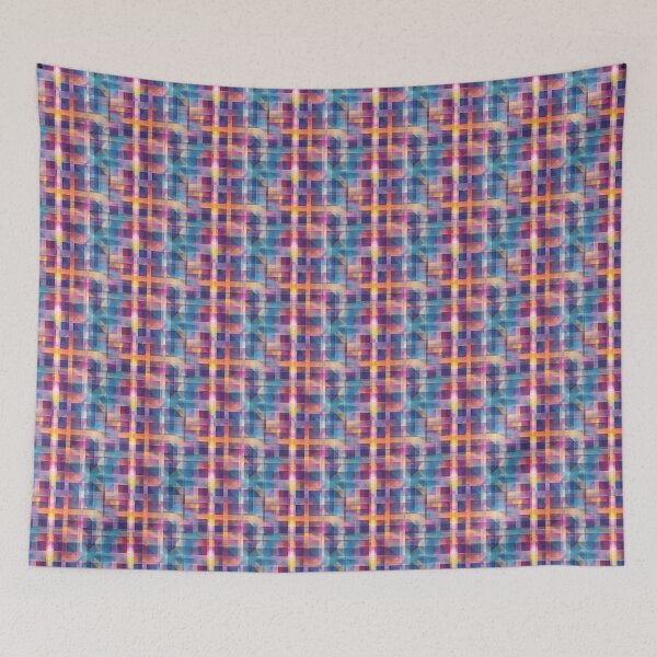 Item preview, Resonating Aurora Borealis Grid designed and sold by MidArtForge.