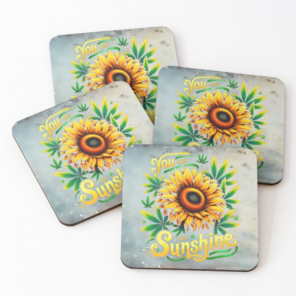 Item preview, You Are My Sunshine – Sunflower & Mary Jane's Leaves designed and sold by MysticOzzy.