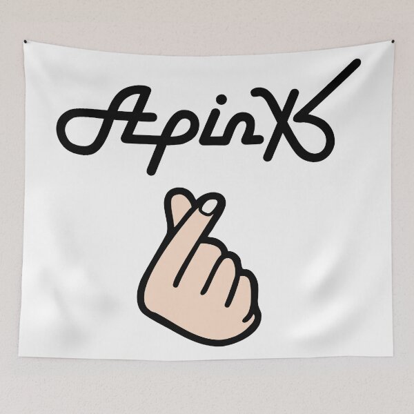 Item preview, annyeonghaseyo apink hand sign designed and sold by Heylocals.