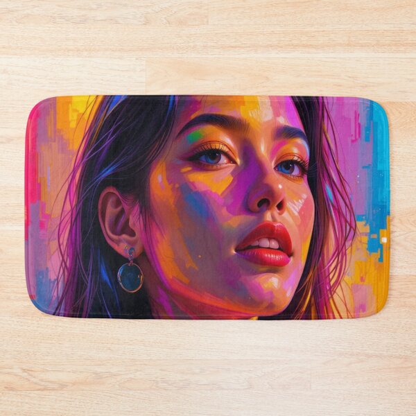 Item preview, Expressionism Female Portrait in convincing colors designed and sold by Hot4Shirt.