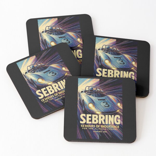 Item preview, Sebring 1966 12 hour Grand Prix vintage variation#2 designed and sold by Helios Be. Lavsh.